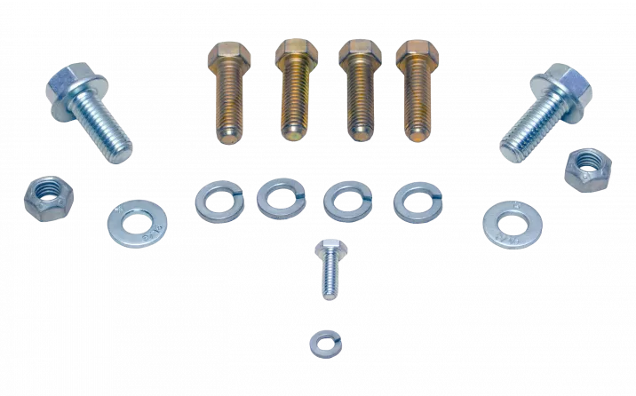 Install Hardware Kit, Ford TKO/TKX W/ Steel Bellhousing